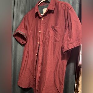 Colours Alexander Julian organic collection men shirt burgundy